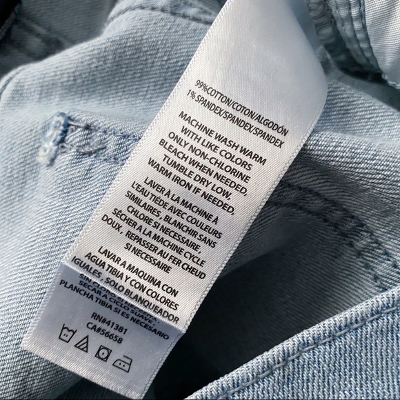 NWT Calvin Klein Cut Off High Waist Jean Shorts - Picture 11 of 13